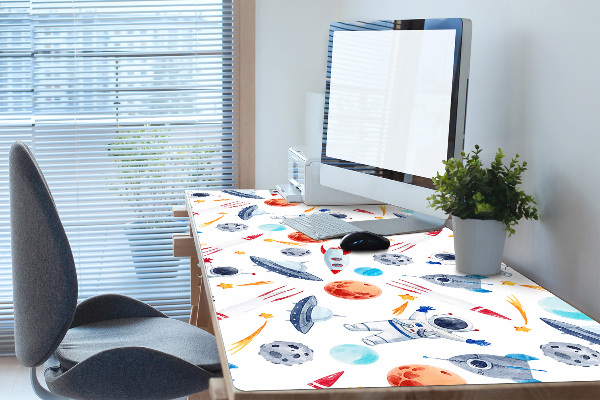 Large desk mat for children Astronaut
