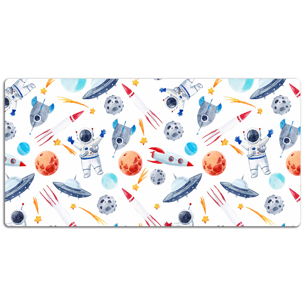 Large desk mat for children Astronaut
