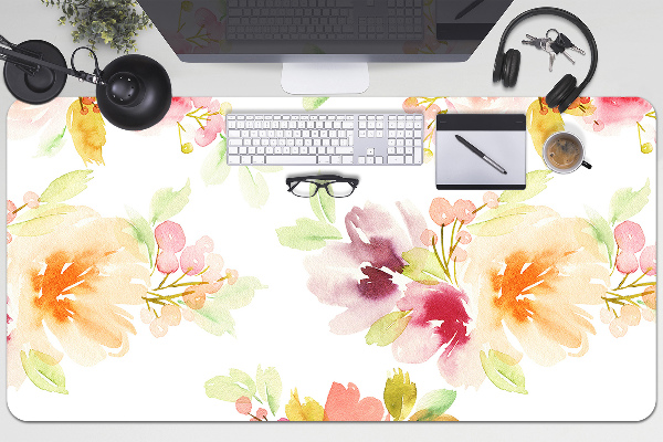 Large desk pad PVC protector vintage pattern