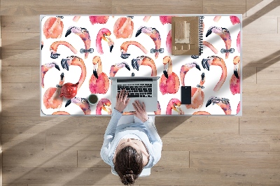 Full desk protector crazy Flamingos