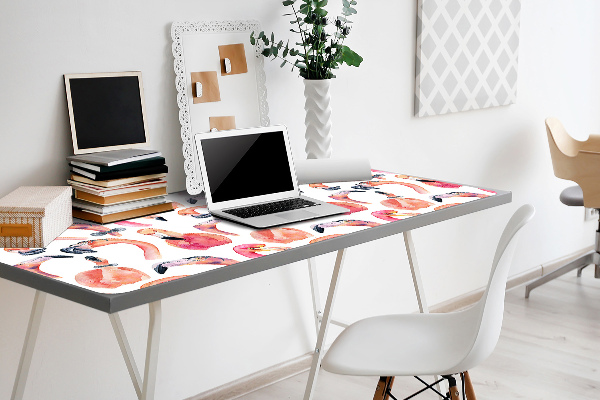 Full desk protector crazy Flamingos