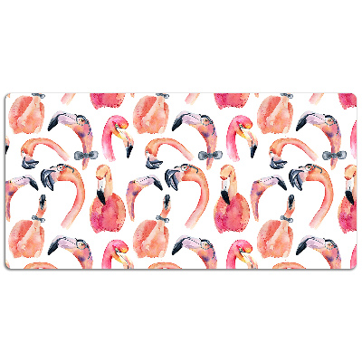 Full desk protector crazy Flamingos