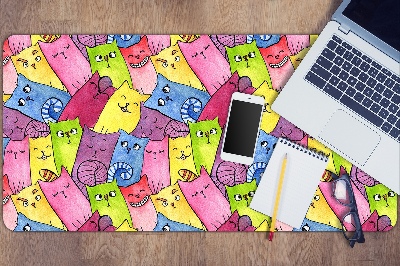 Desk pad happy cats