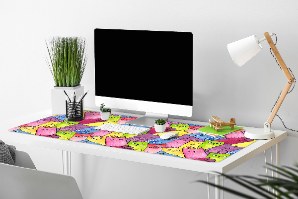 Desk pad happy cats