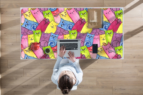 Desk pad happy cats