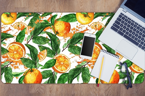 Large desk mat for children Oranges