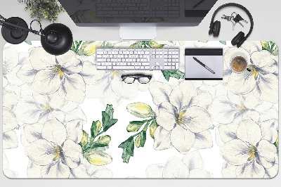 Large desk mat table protector freesia Flowers