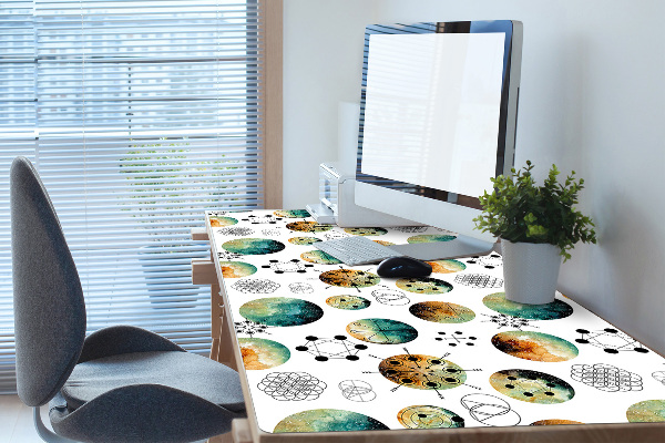 Full desk protector galactic pattern