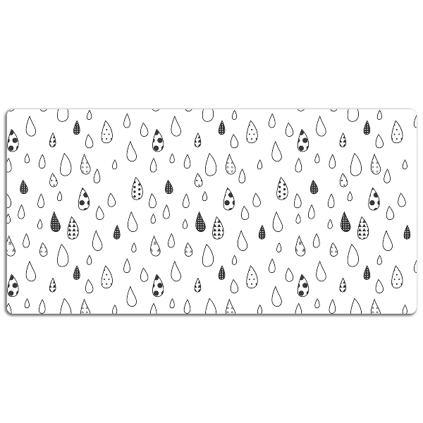 Full desk protector abstracts drops