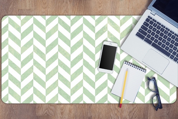 Full desk mat Herringbone pattern