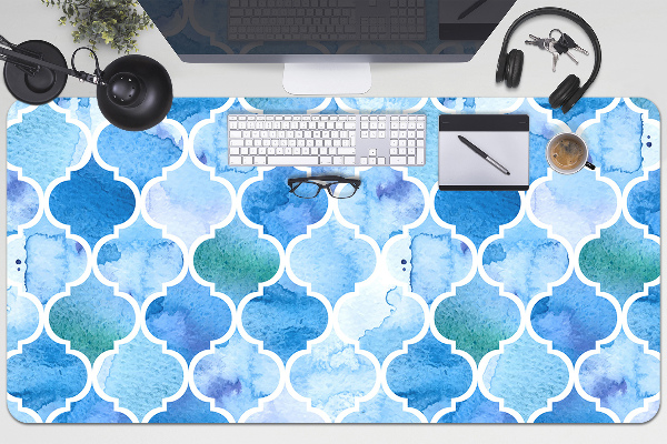 Desk pad Moroccan pattern