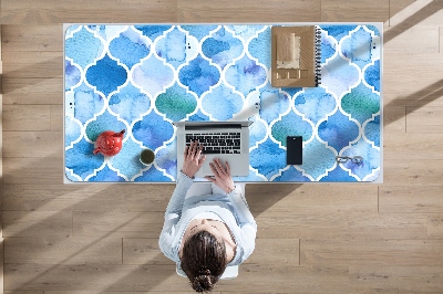 Desk pad Moroccan pattern