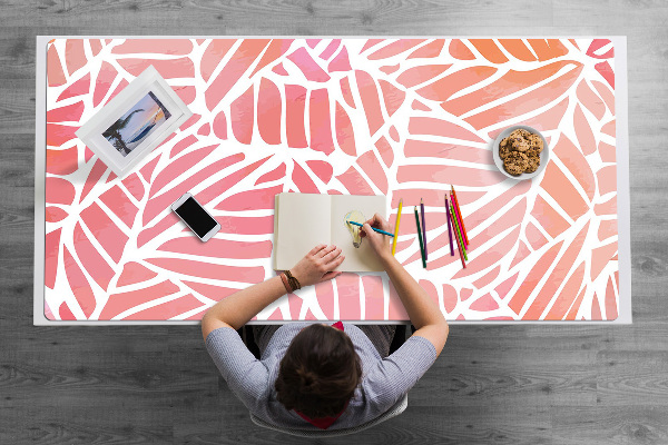 Desk pad green pineapples