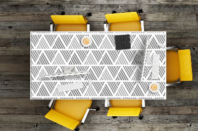 Desk pad Triangles pattern