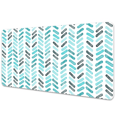 Desk mat Watercolor herringbone