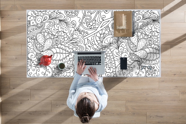 Full desk pad abstract pattern