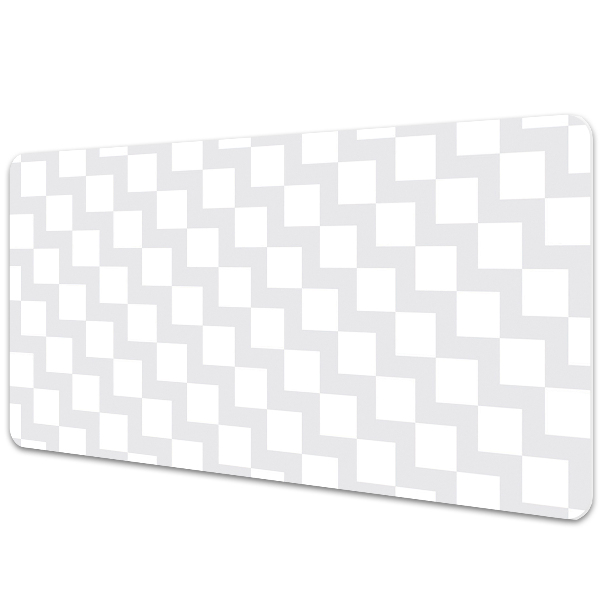 Full desk protector 3D pattern of squares