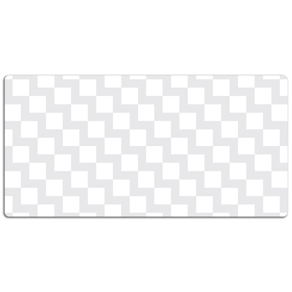 Full desk protector 3D pattern of squares