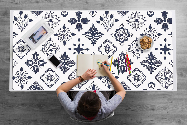 Desk pad Moroccan pattern