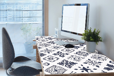 Desk pad Moroccan pattern