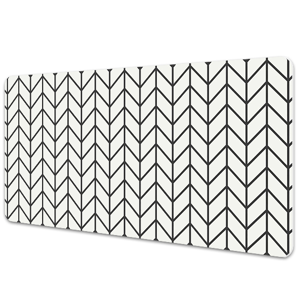 Full desk mat Herringbone pattern