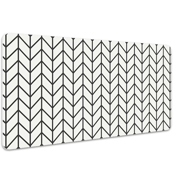 Full desk mat Herringbone pattern