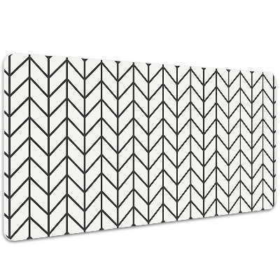 Full desk mat Herringbone pattern