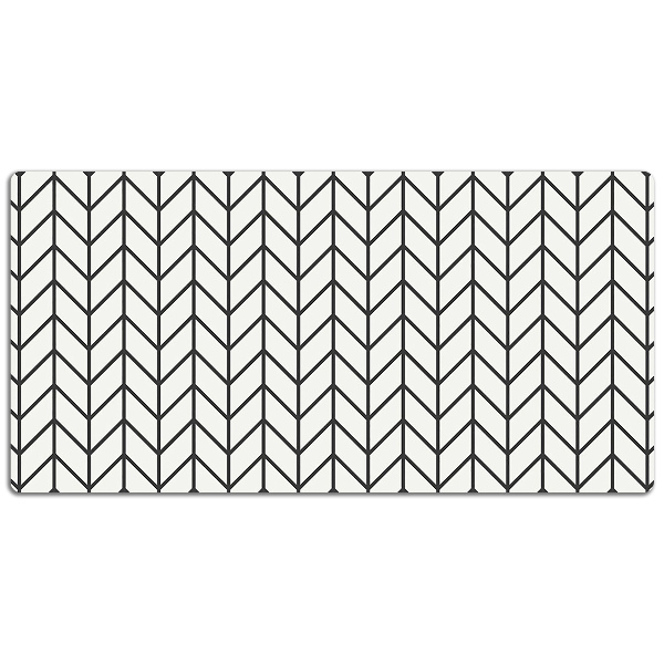 Full desk mat Herringbone pattern