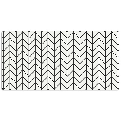 Full desk mat Herringbone pattern