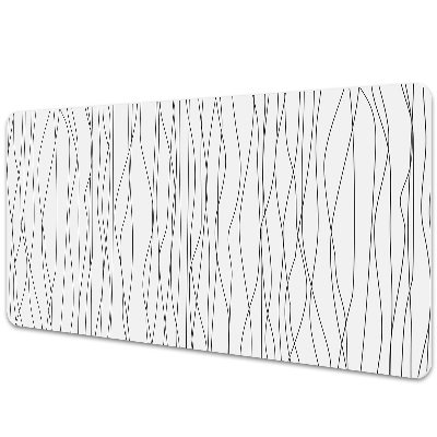 Full desk protector chaotic lines