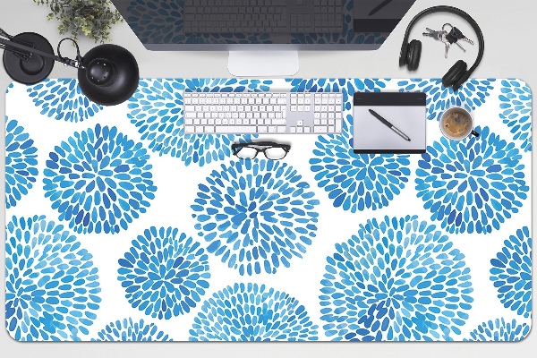 Large desk mat table protector Japanese pattern