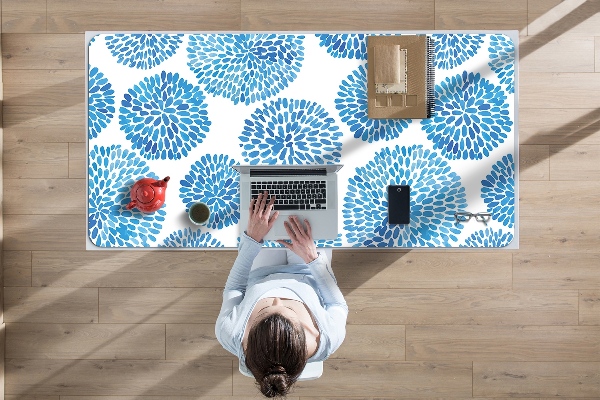 Large desk mat table protector Japanese pattern