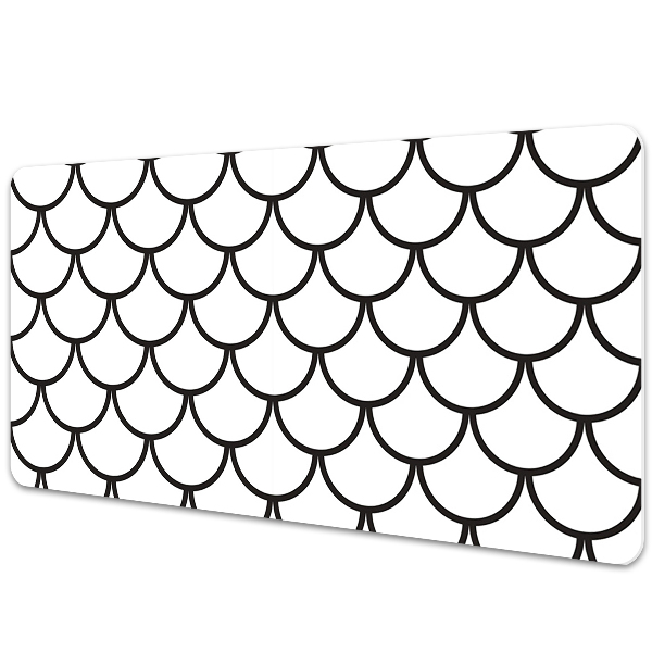 Full desk pad Fish scale pattern