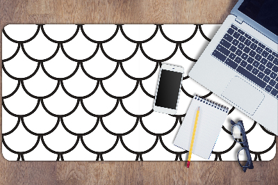 Full desk pad Fish scale pattern