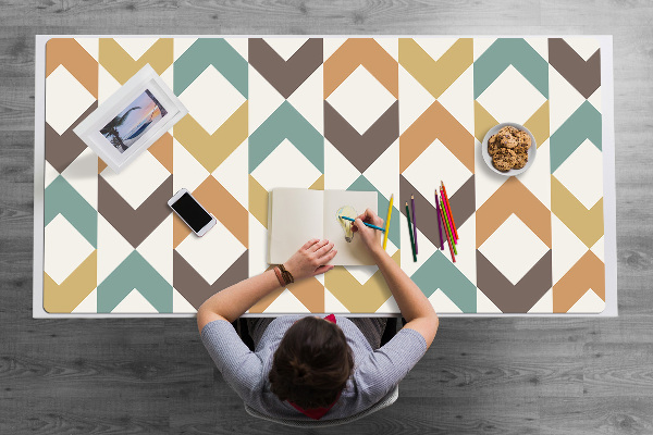 Full desk mat retro shapes