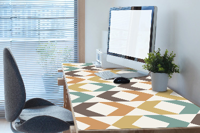 Full desk mat retro shapes