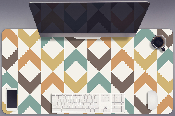 Full desk mat retro shapes