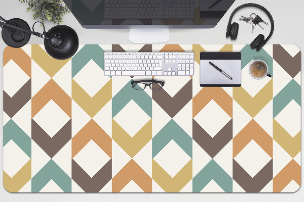 Full desk mat retro shapes