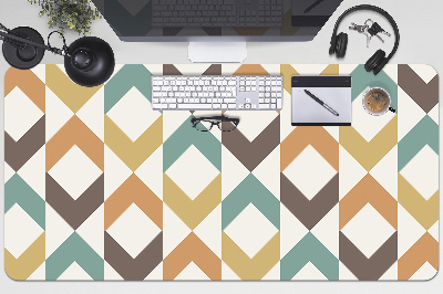 Full desk mat retro shapes