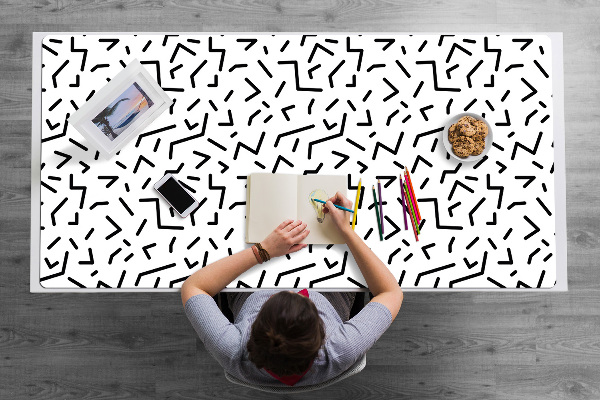 Full desk pad geometric pattern