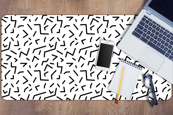 Full desk pad geometric pattern
