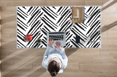 Full desk mat Herringbone pattern