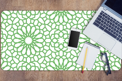 Desk mat oriental flowers