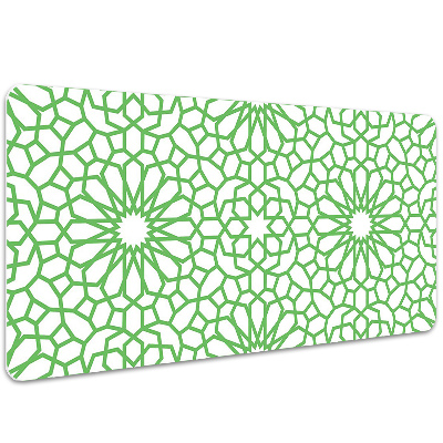 Desk mat oriental flowers