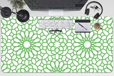 Desk mat oriental flowers