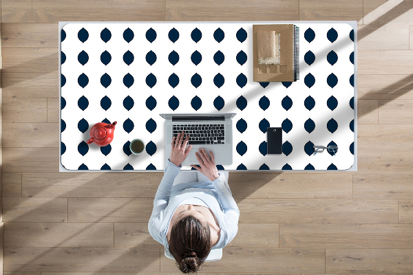 Large desk mat for children lemons