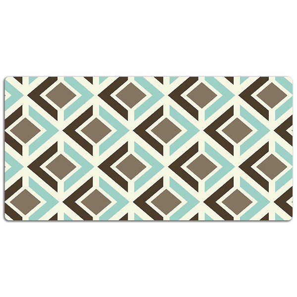Large desk mat for children retro pattern