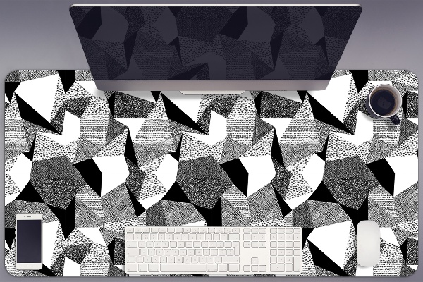 Full desk pad scribble shapes