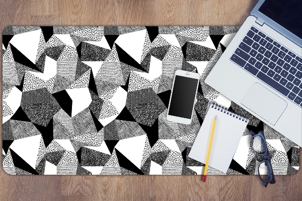Full desk pad scribble shapes