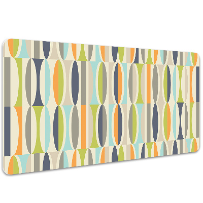 Large desk mat for children retro pattern